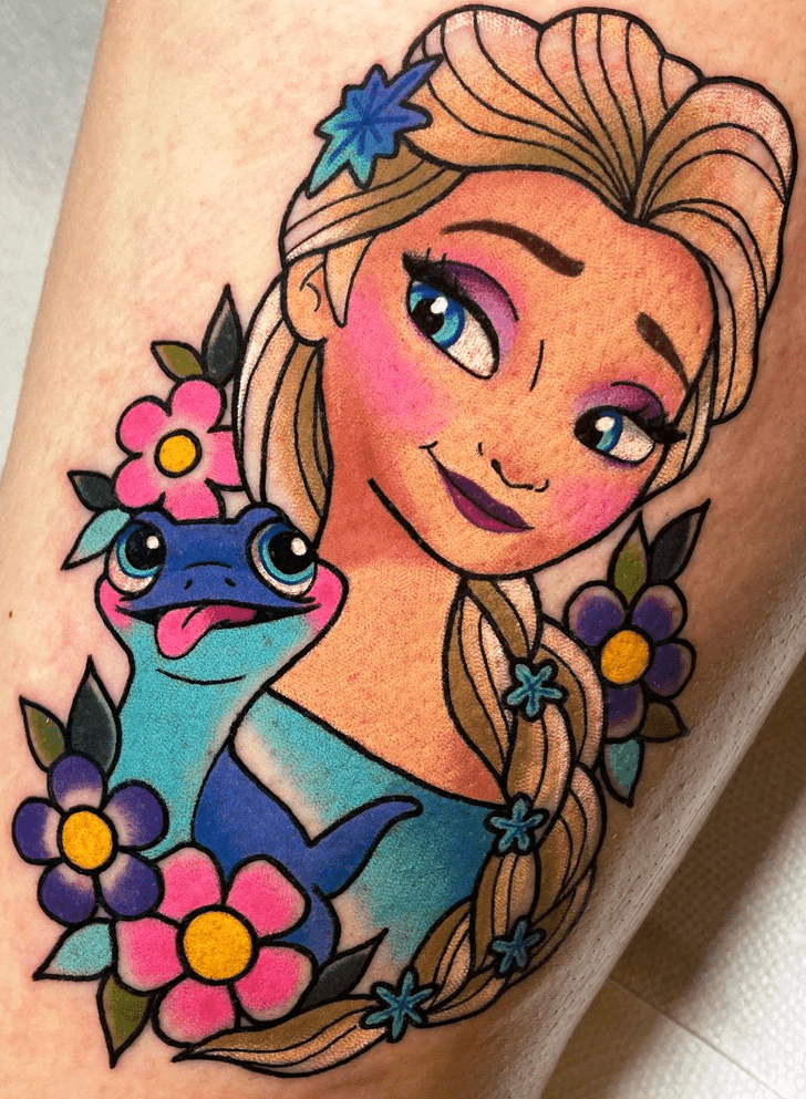 Elsa Tattoo Figure