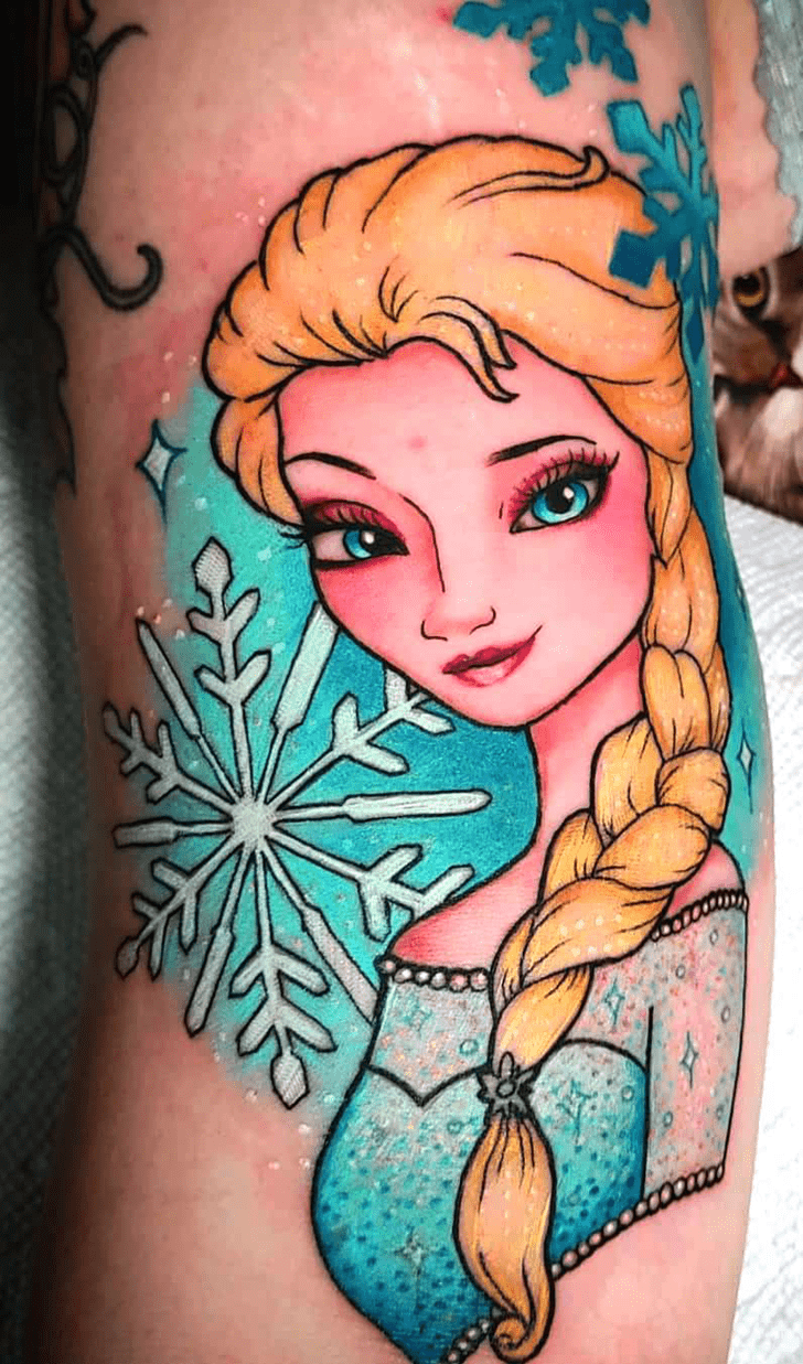 Elsa Tattoo Photo