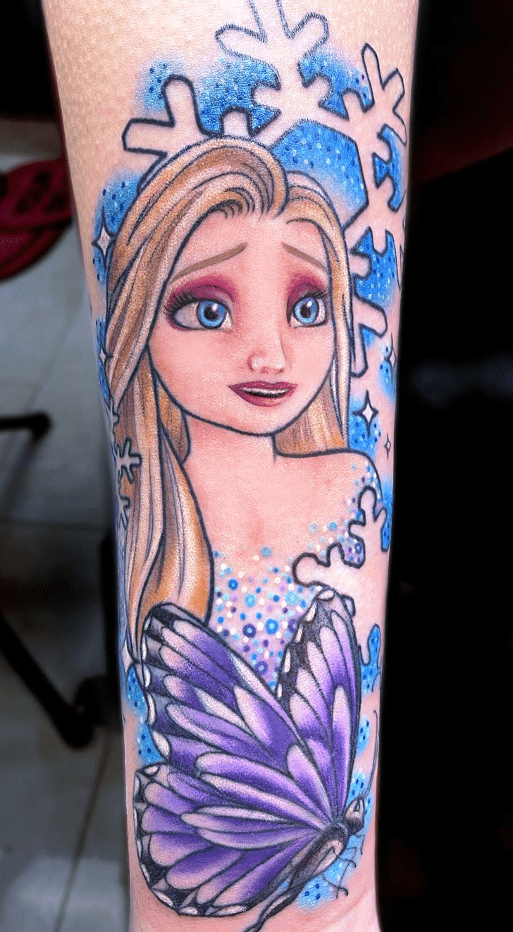 Elsa Tattoo Design Image