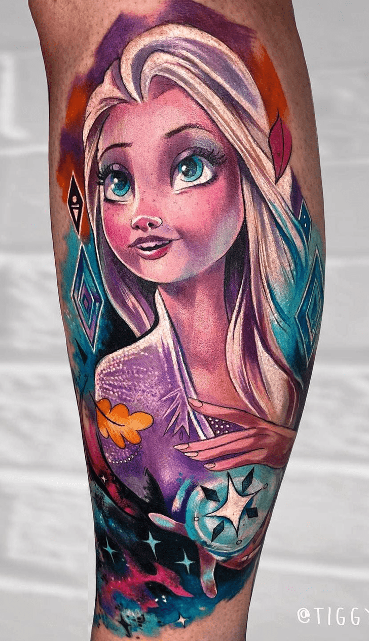 Elsa Tattoo Portrait