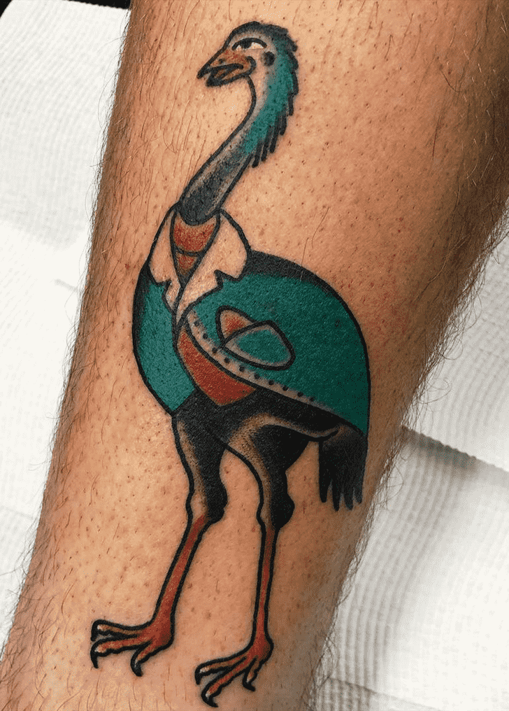 Emu Tattoo Portrait