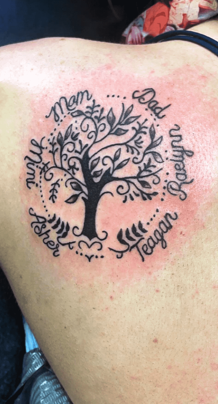 Family Tree Tattoo Photograph