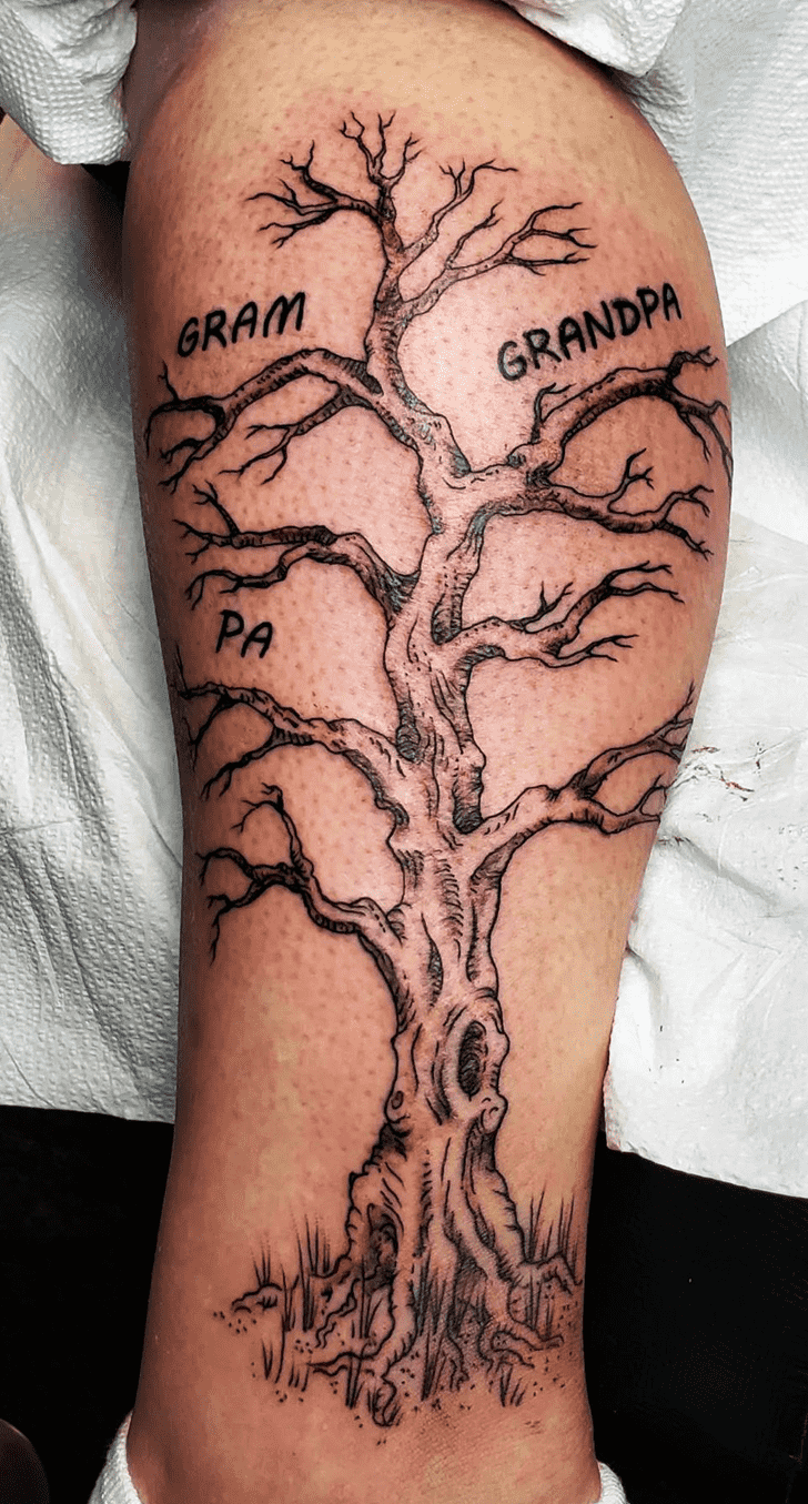 Family Tree Tattoo Ink