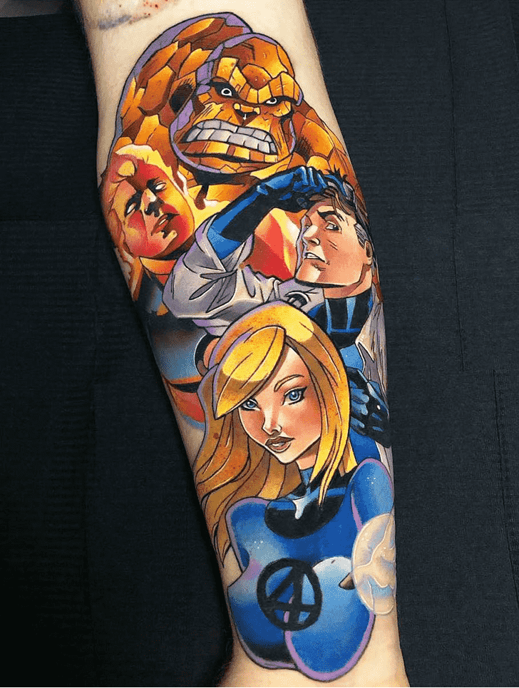 Fantastic Four Tattoo Design Image