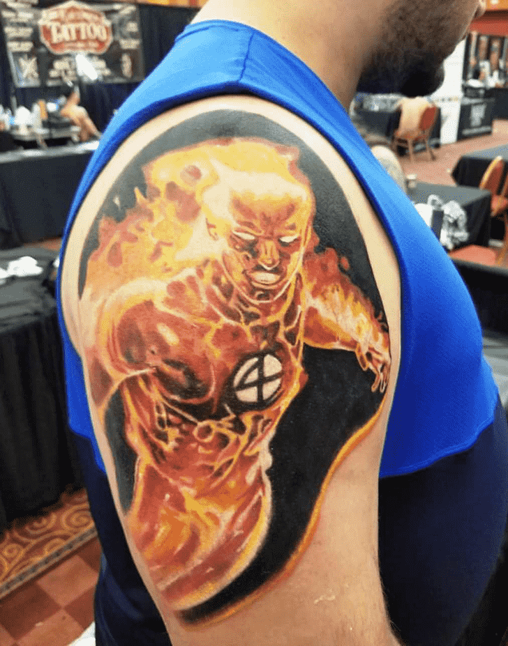 Fantastic Four Tattoo Shot