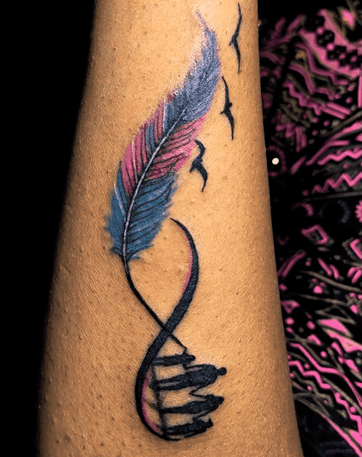 Feather Tattoo Photograph