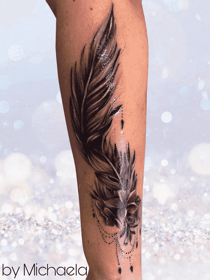 Feather Tattoo Figure