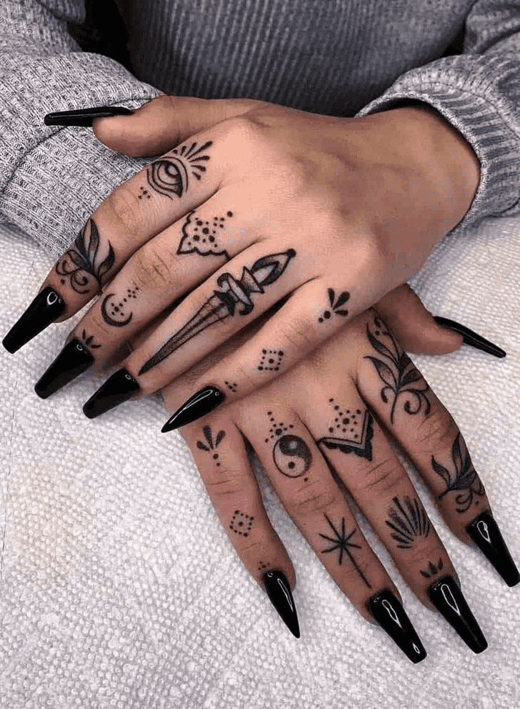 Finger Tattoo Photo