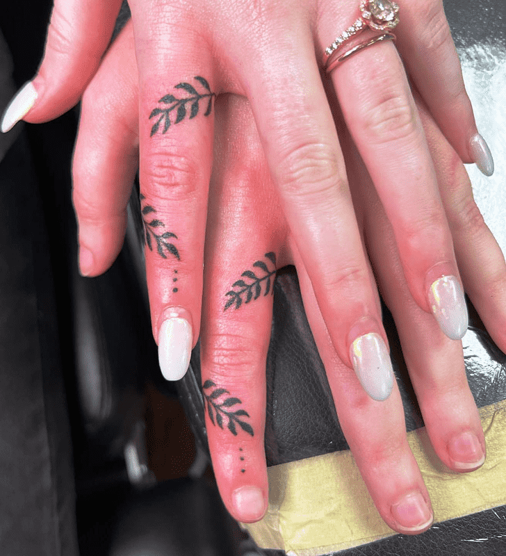 Finger Tattoo Photograph