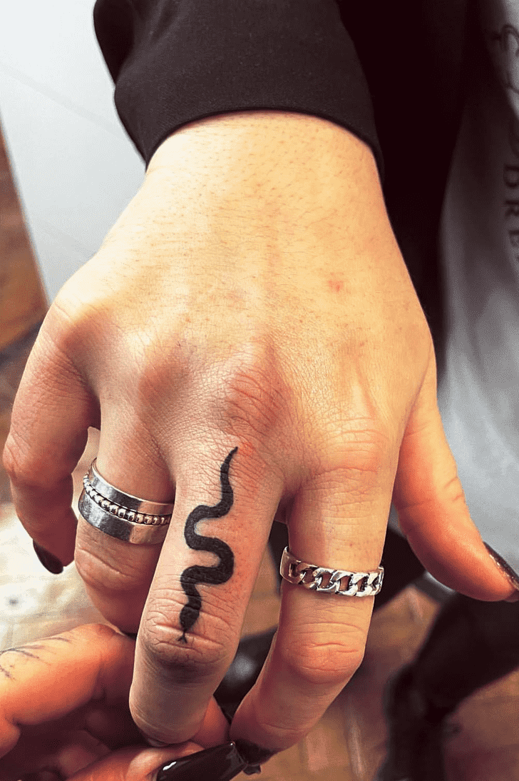 Finger Tattoo Ink
