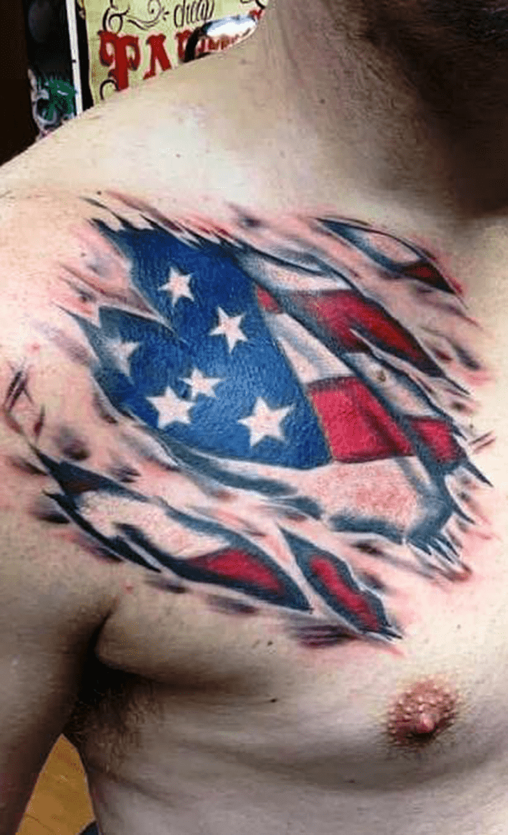 Flag Tattoo Design Image
