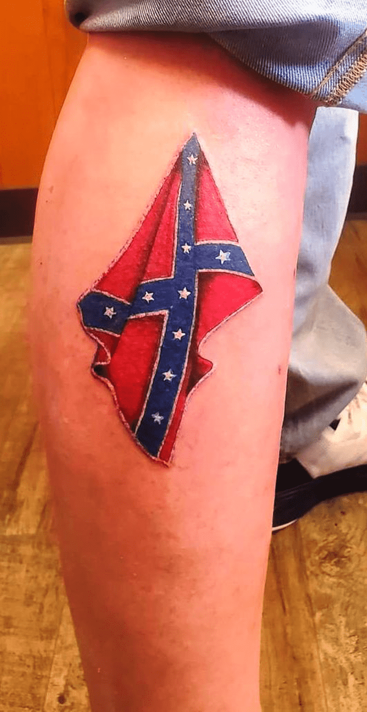 Flag Tattoo Photograph
