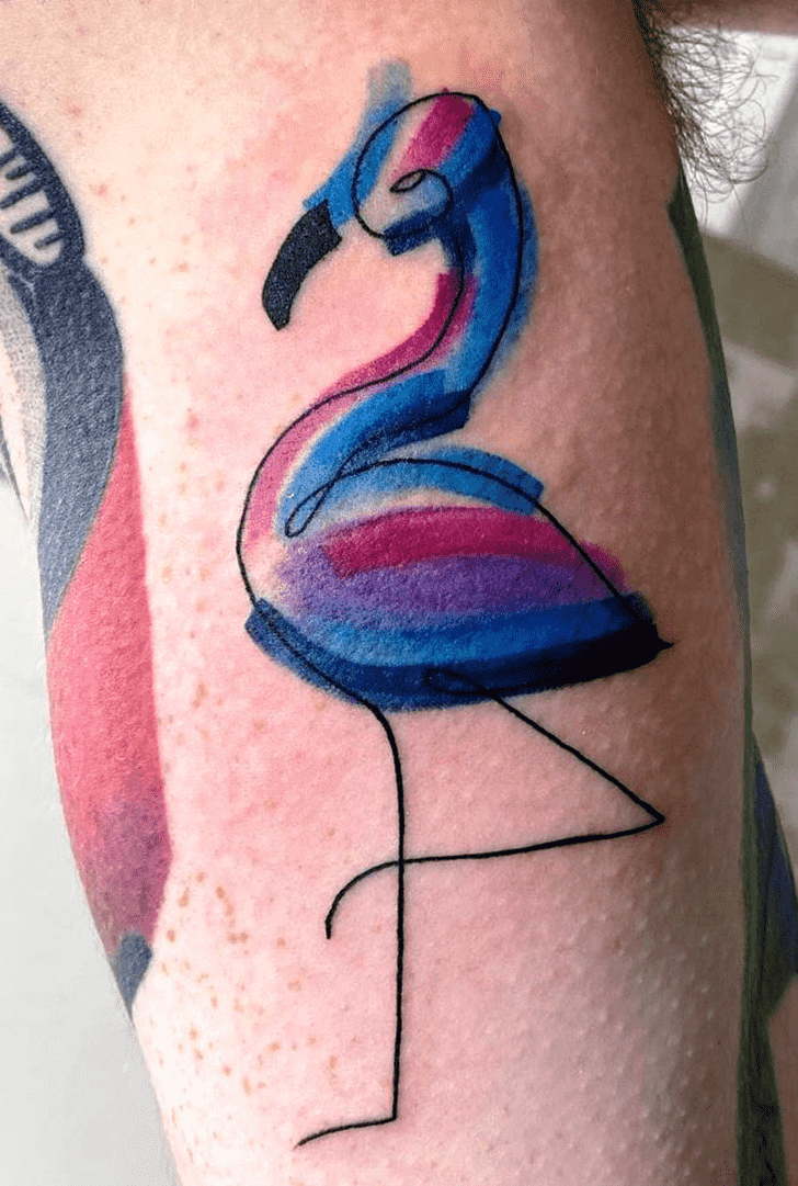 Flamingo Tattoo Design Image