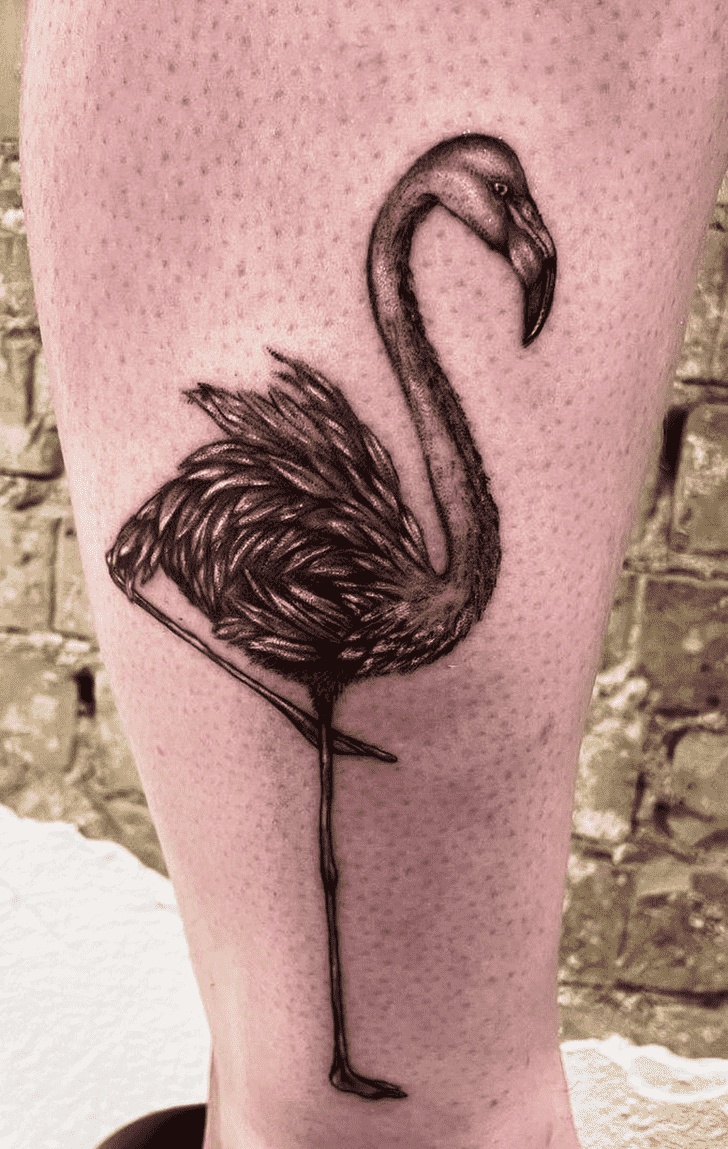 Flamingo Tattoo Figure