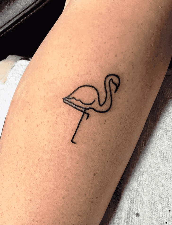 Flamingo Tattoo Portrait