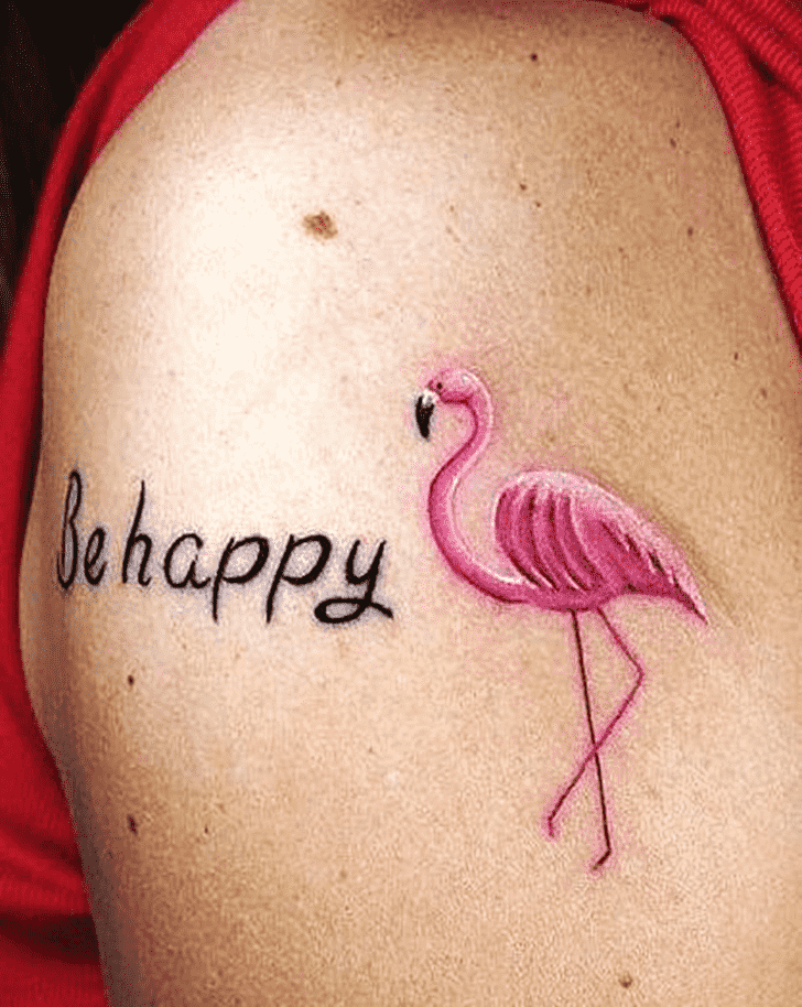 Flamingo Tattoo Shot