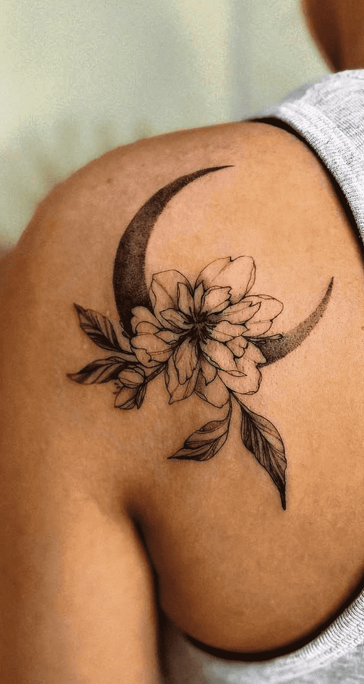 Flower Tattoo Portrait