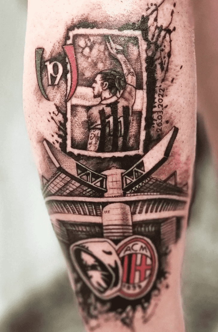 Football Tattoo Picture