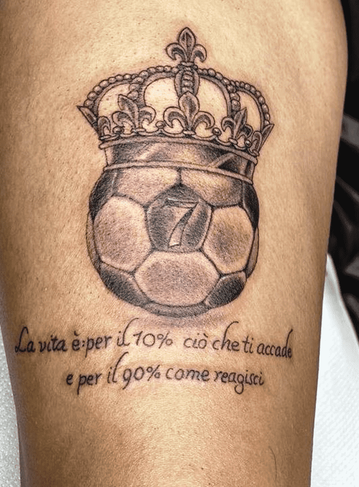 Football Tattoo Photograph