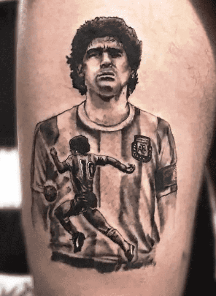 Football Tattoo Portrait