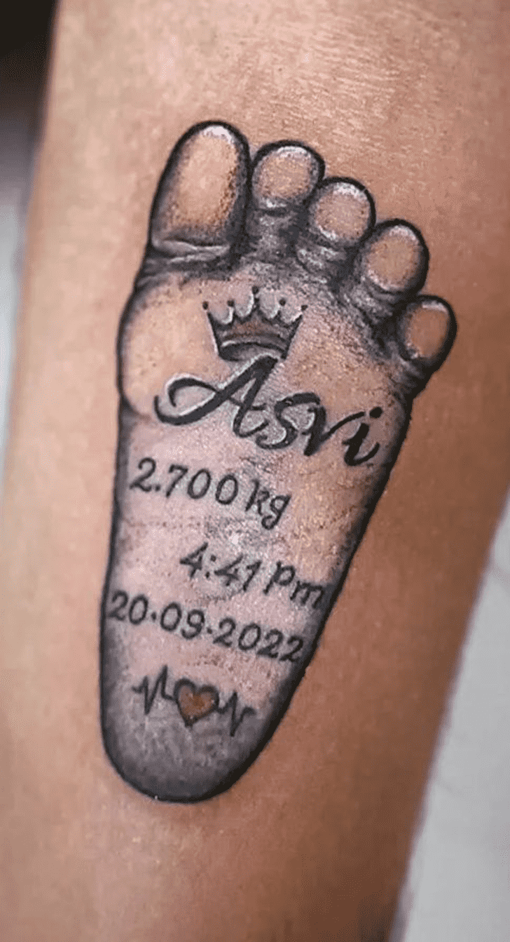 Footprint Tattoo Snapshot