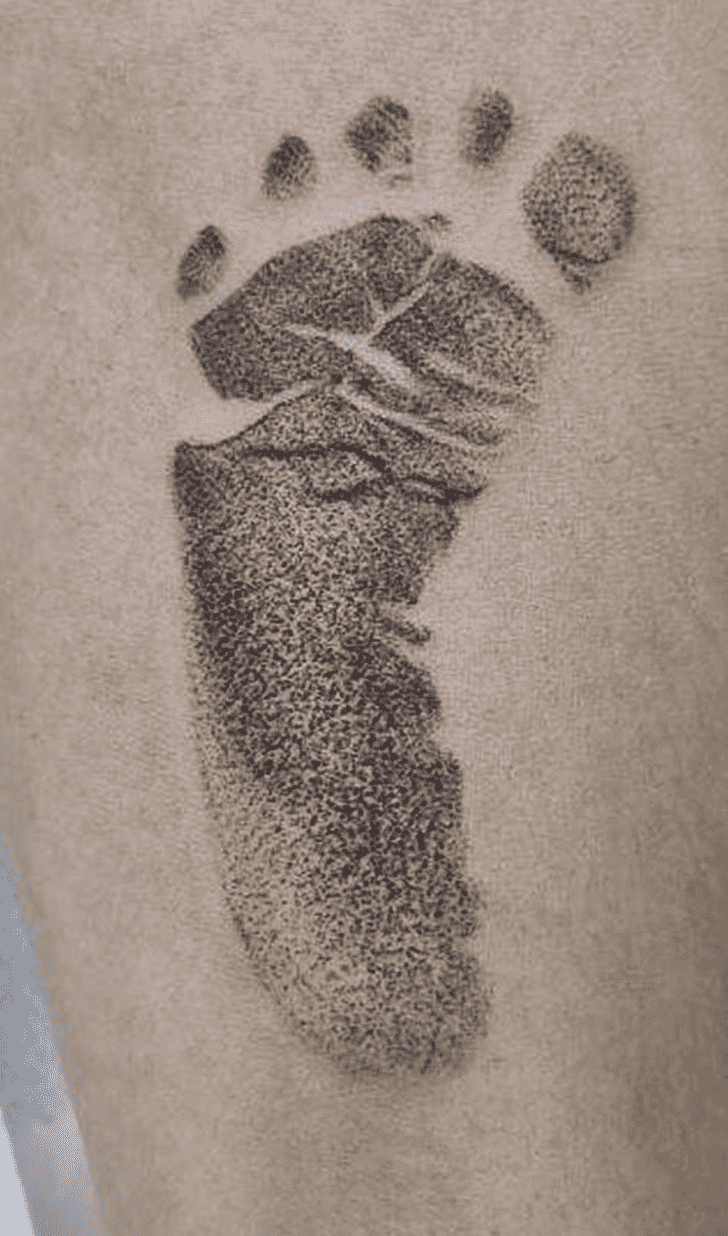 Footprint Tattoo Design Image