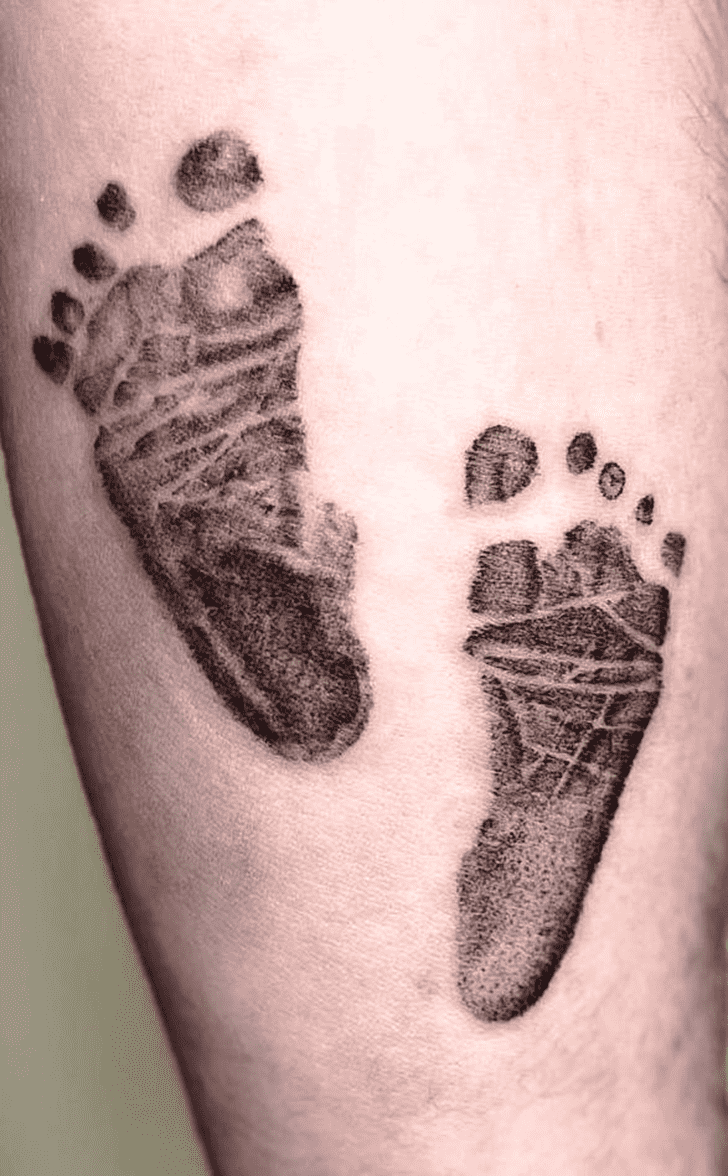 Footprint Tattoo Photograph