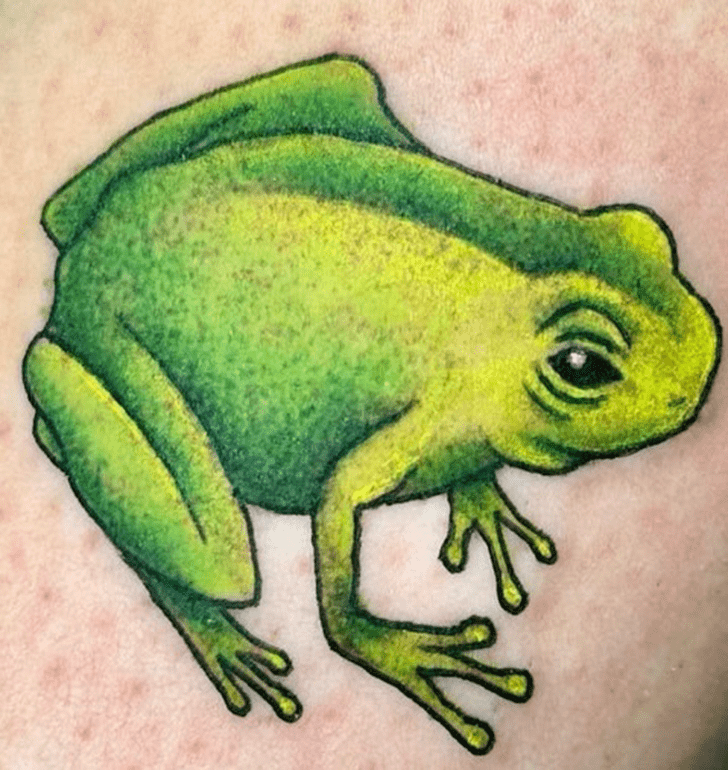 Frog Tattoo Photograph
