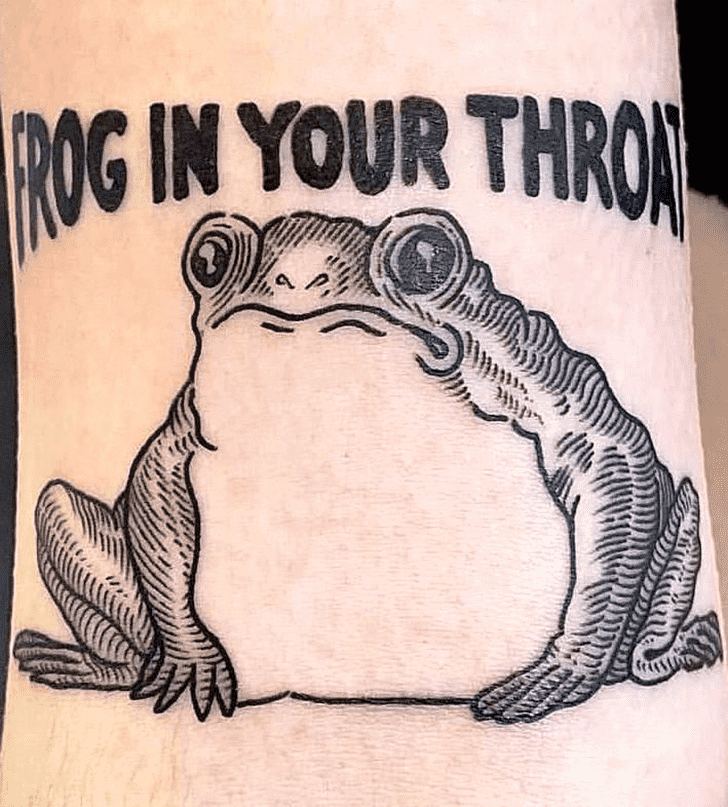 Frog Tattoo Shot