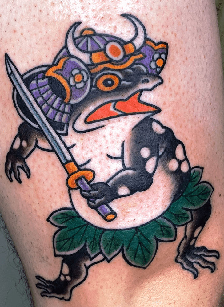 Frog Tattoo Figure