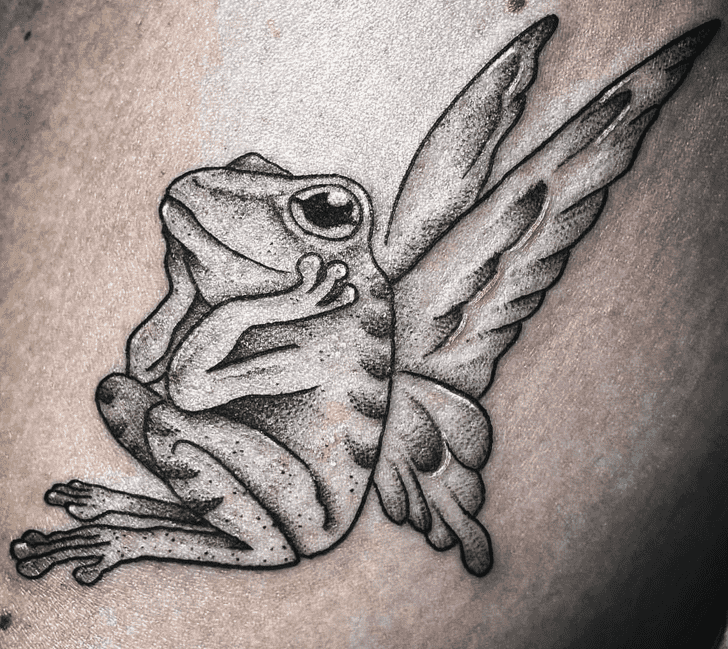 Frog Tattoo Portrait