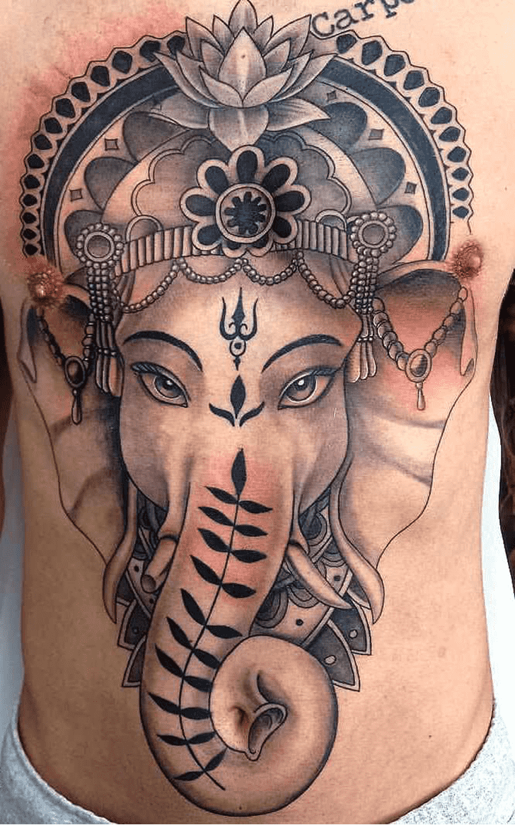 Ganesha Tattoo Shot