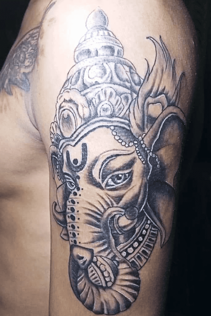 Ganesha Tattoo Portrait