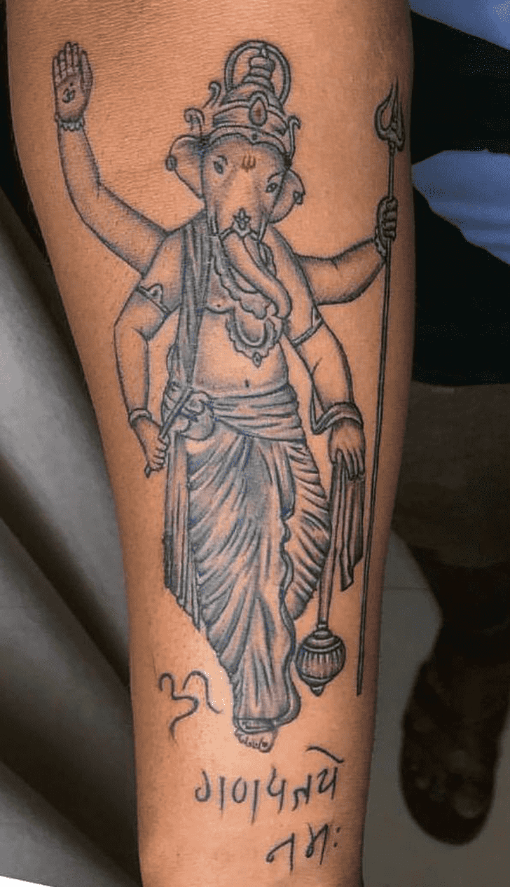 Ganesha Tattoo Portrait
