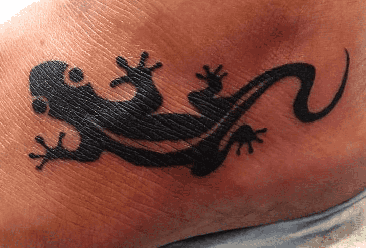 Gecko Tattoo Shot