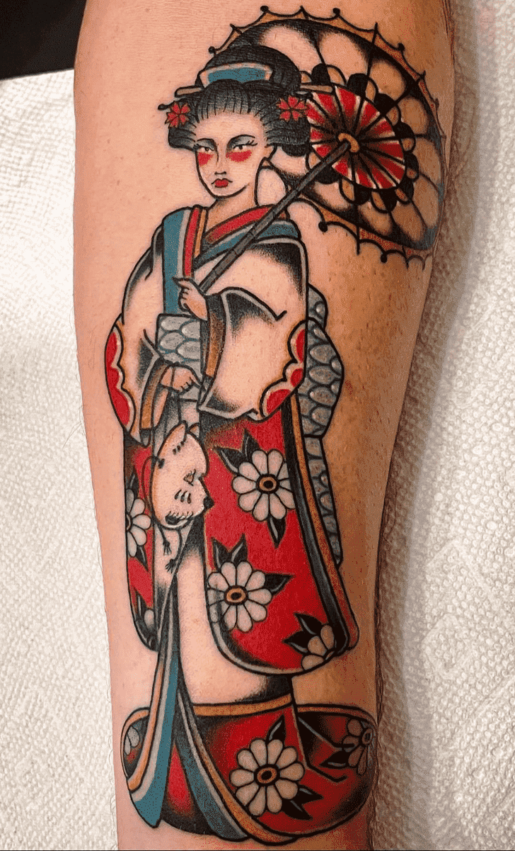 Geisha Tattoo Portrait