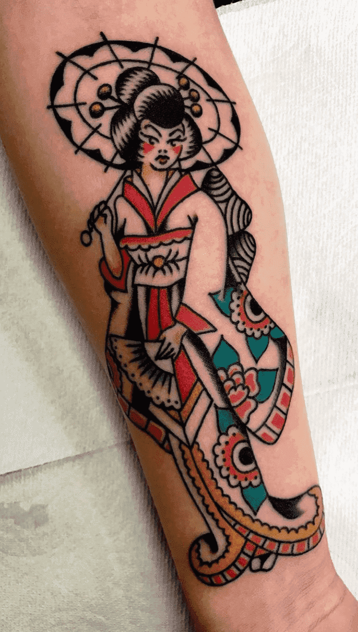 Geisha Tattoo Figure