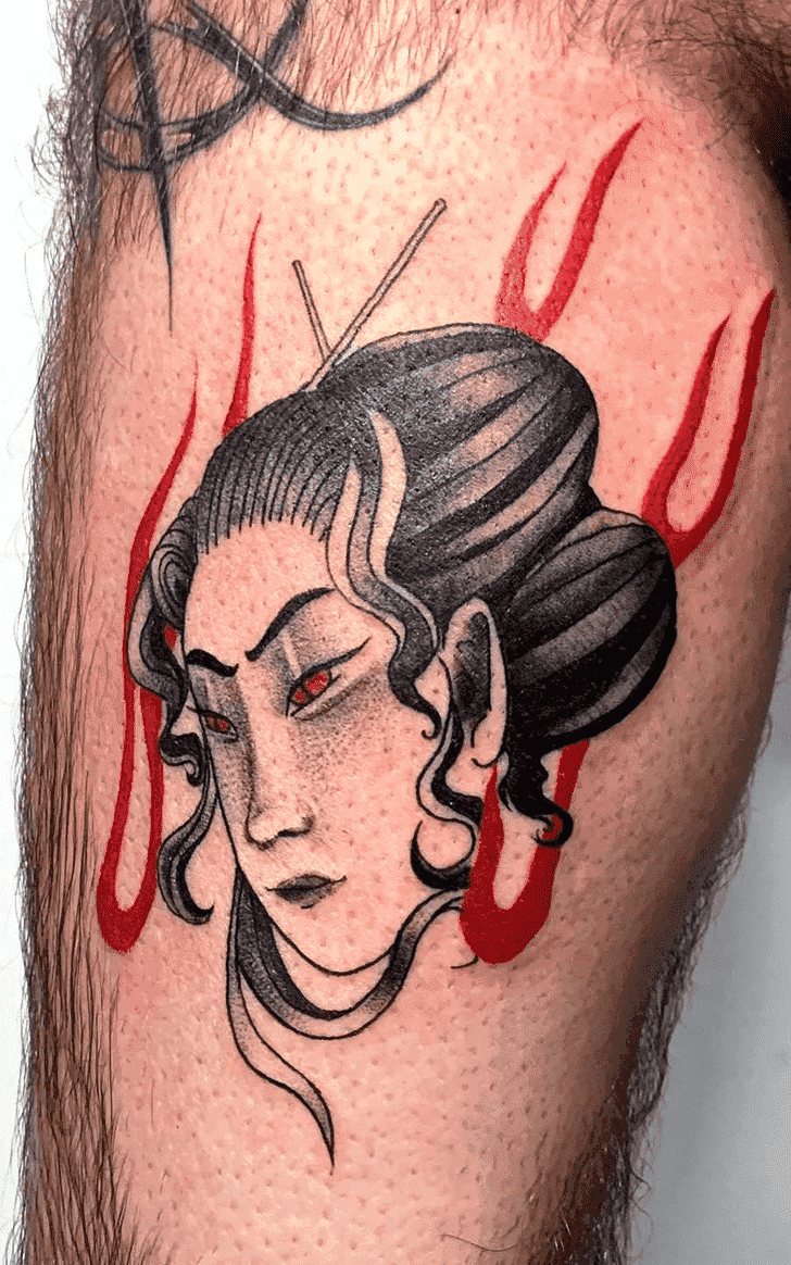 Geisha Tattoo Portrait
