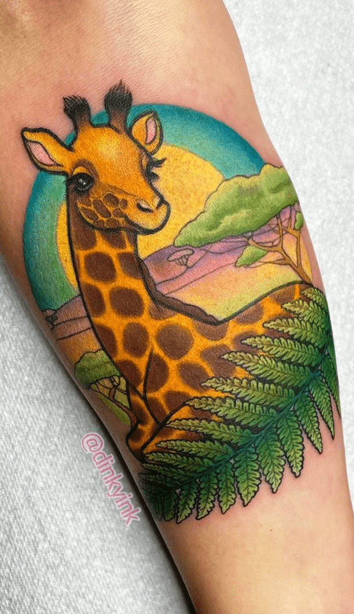 Giraffe Tattoo Figure