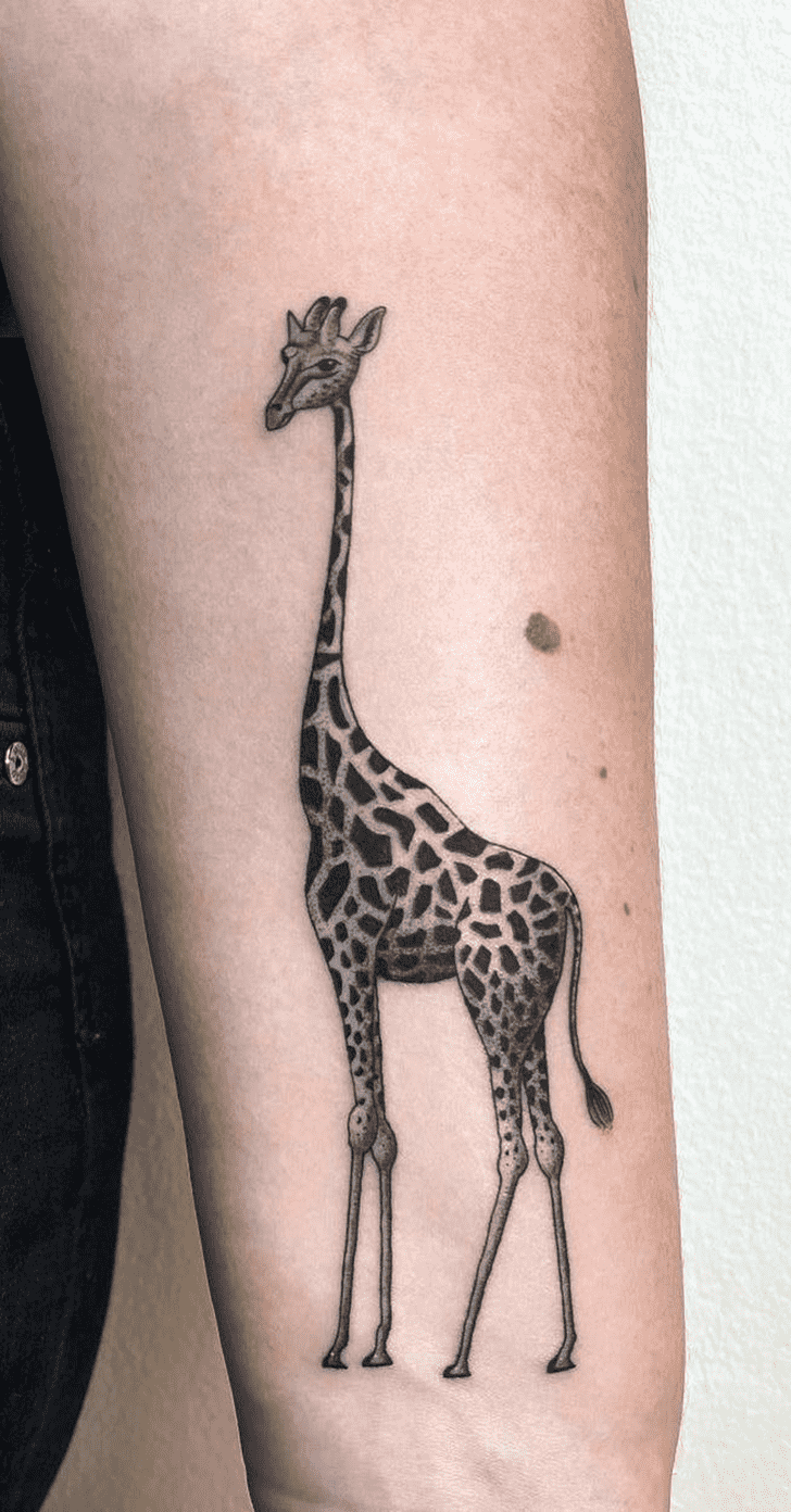 Giraffe Tattoo Photograph