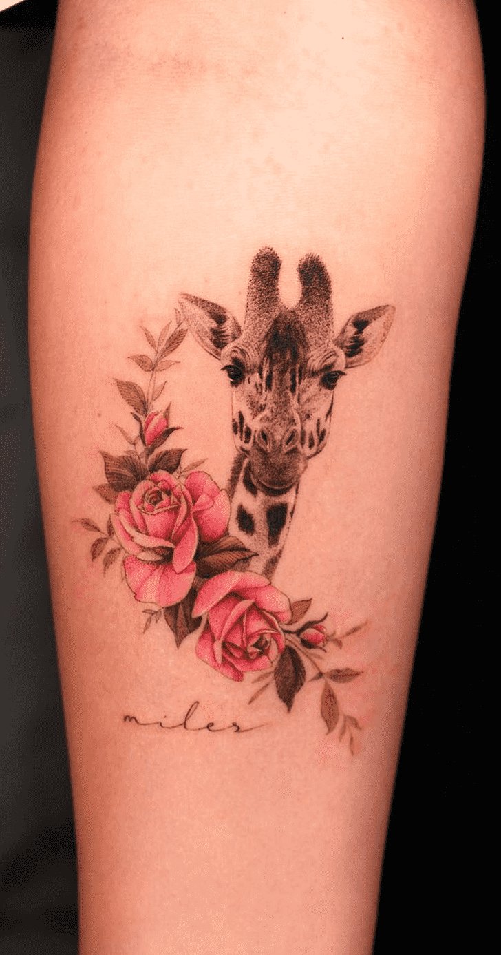 Giraffe Tattoo Ink