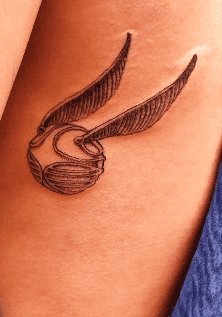 Golden Snitch Tattoo Design Image
