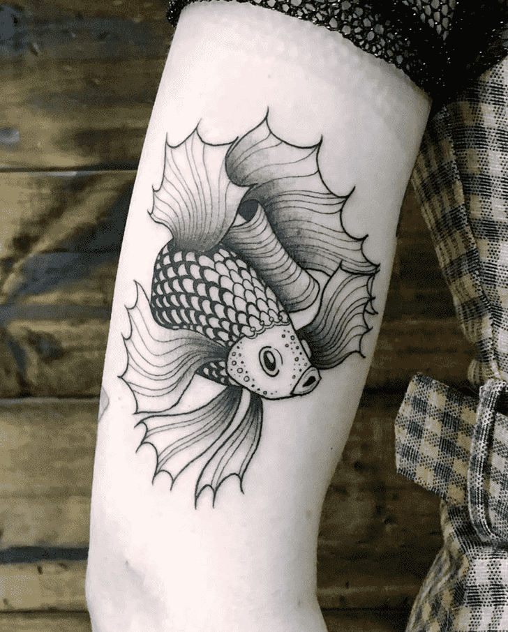 Goldfish Tattoo Photo