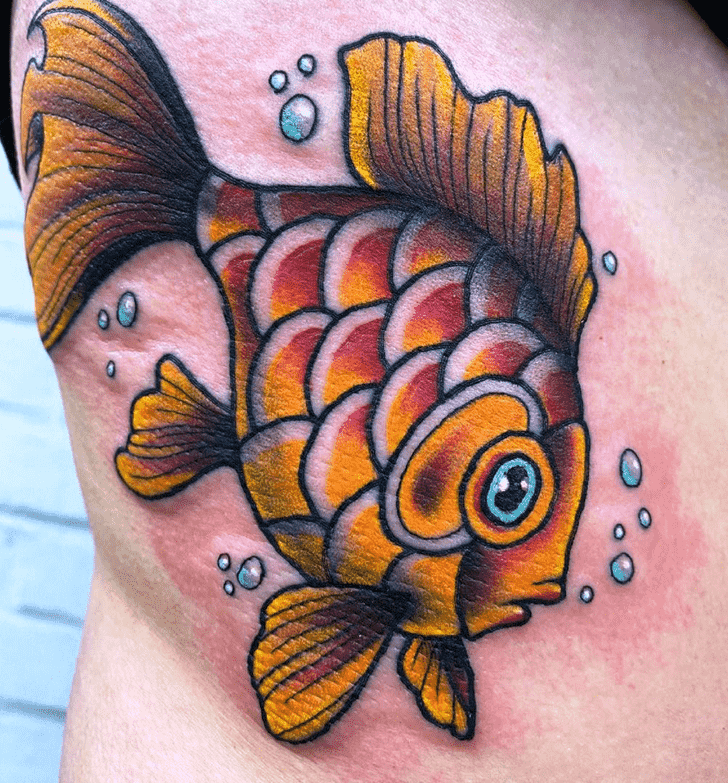 Goldfish Tattoo Portrait