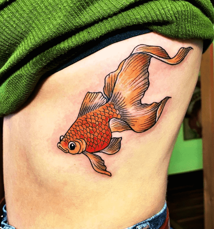 Goldfish Tattoo Shot