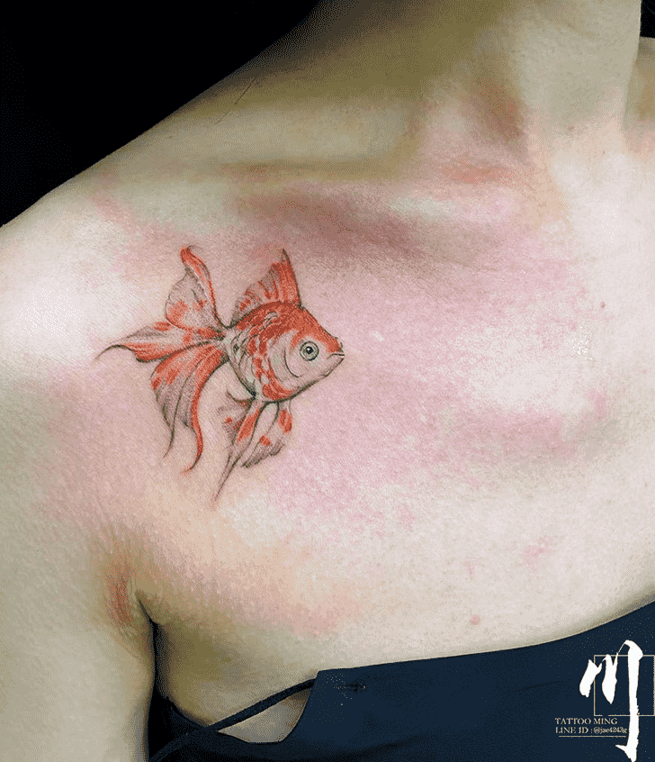 Goldfish Tattoo Design Image