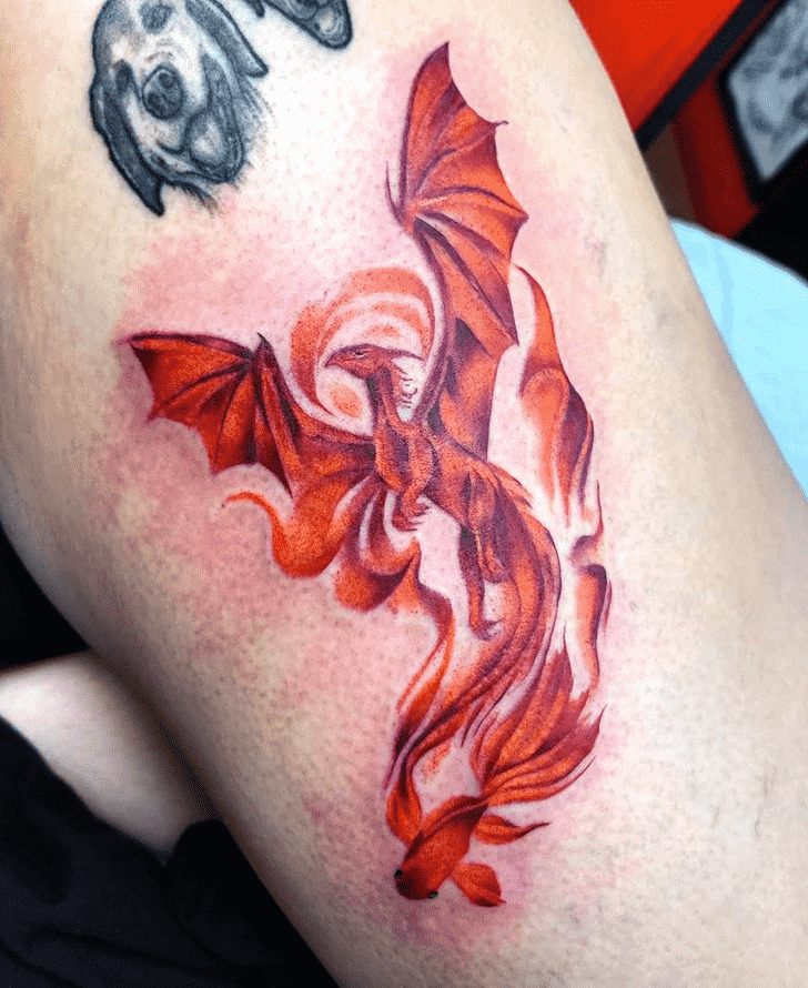 Goldfish Tattoo Photo