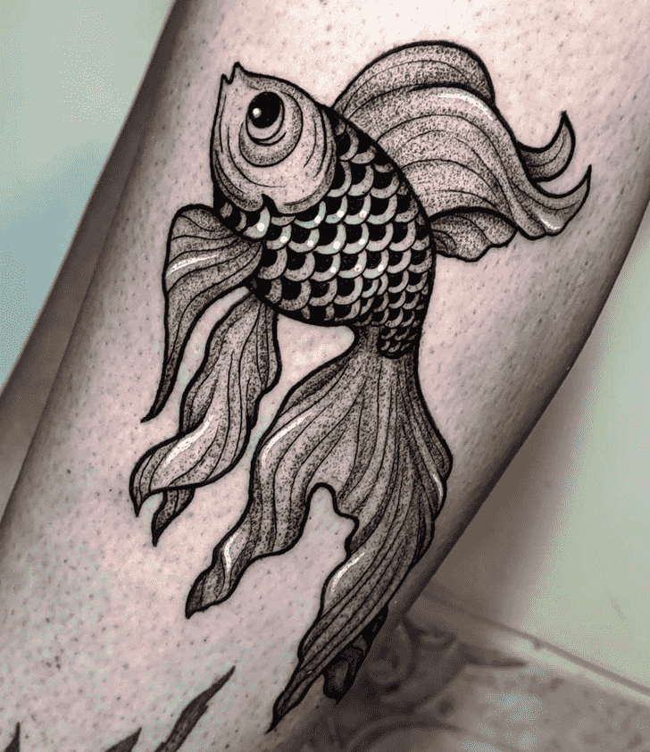 Goldfish Tattoo Figure
