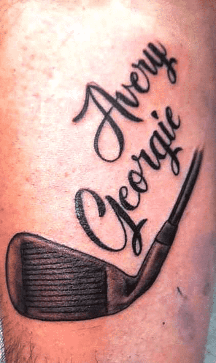 Golf Tattoo Design Image