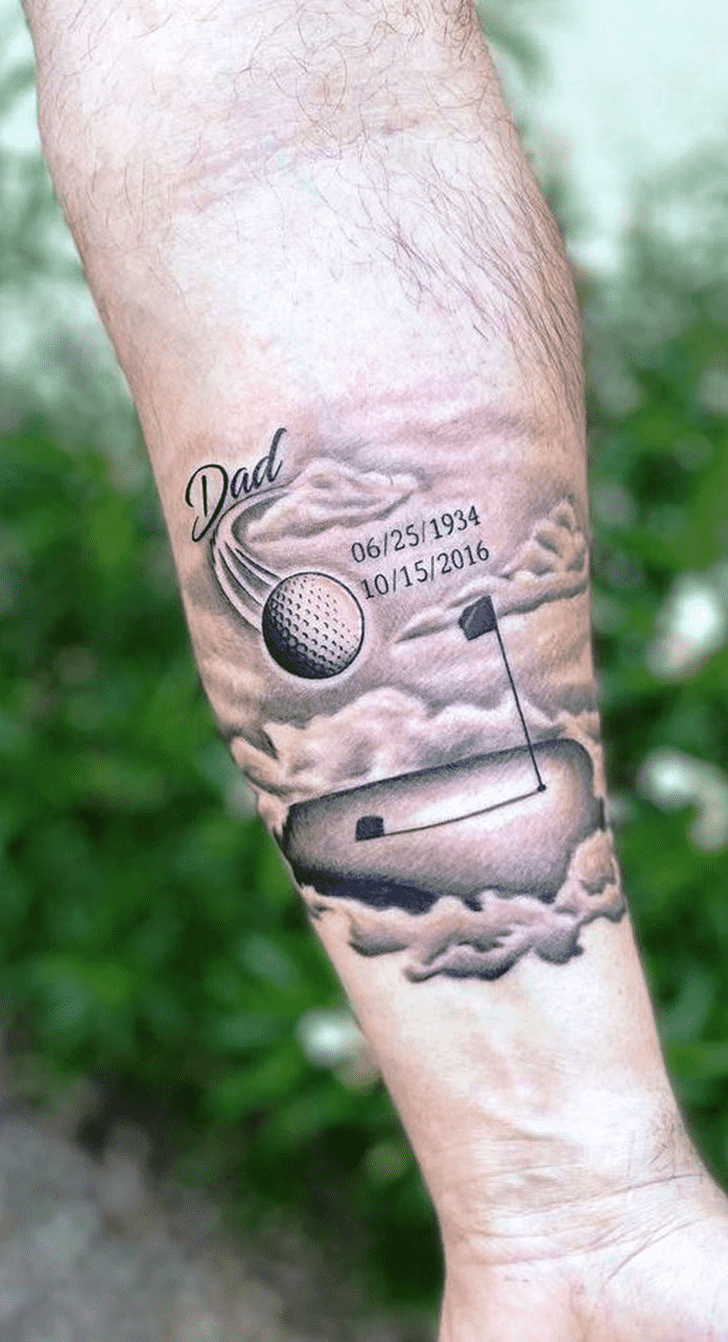 Golf Tattoo Snapshot